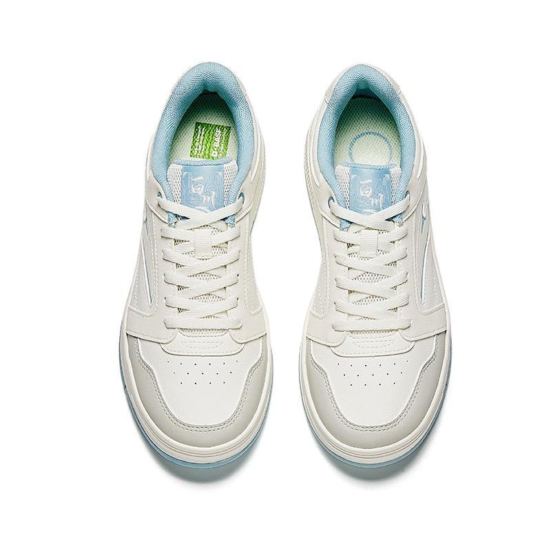 Anta Lifestyle Low Top Sneakers Womens Ivory White 122618011-2