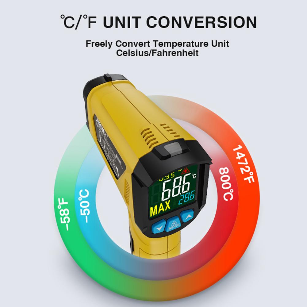 Infrared Thermometer Laser Temperature Sensor  LCD Screen Meter Pyrometer Digital Thermometer Household