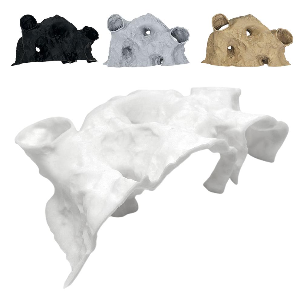 3D Printed Aquarium Decor Natural Curve Under Gravel Tunnel Cave Fish Tank Fish Hideout Decor Tunnel Caves Fish Tank Decoration