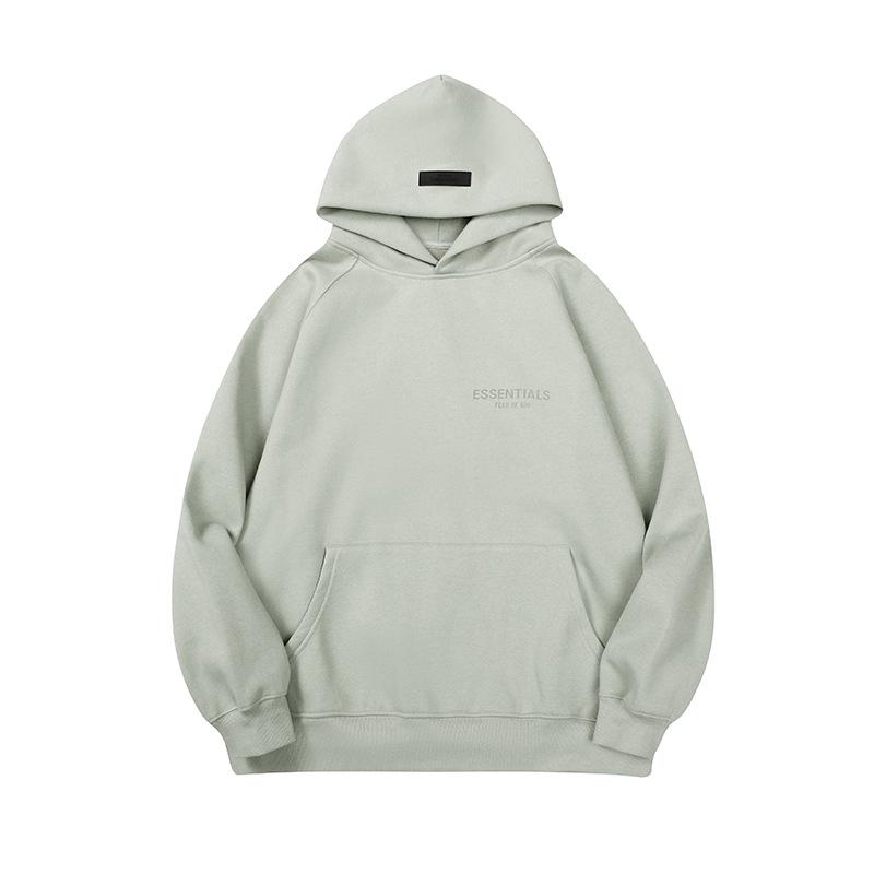 Unisex FOG Fear of God ESS Small Letter Print Loose Hoodie for Autumn/Winter
