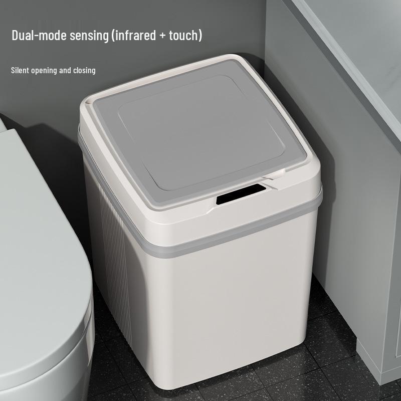 2025 Smart Induction Trash Can: Automatic, Hygienic, Light Luxury Design for Home