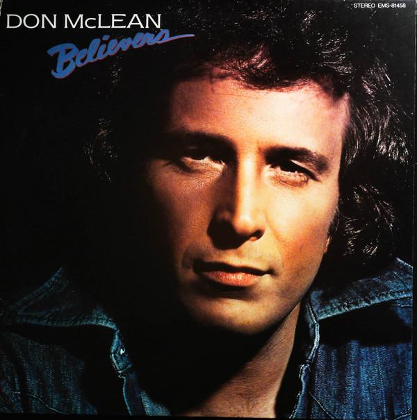 LP Record DON MCLEAN Believers EMS81458PROMO EMI 1981 Japan Obi Rock Used