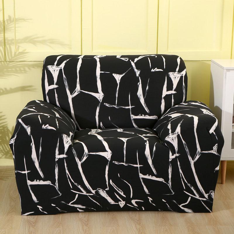 Armchair Cover Elastic Sofa Cover Cotton Stretch Sofa Covers for Living Room Copridivano Slipcover for Single Sofa Couch Cover