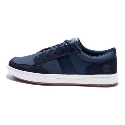Davis Square Runde Tå Behagelige Varme Skridsikre Lave Sneakers Herre Sneakers Blå A2763