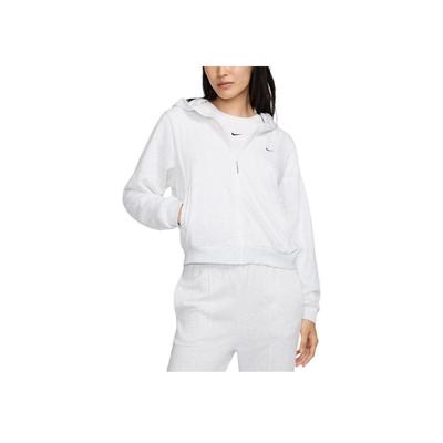 Chaqueta con Capucha Holgada de Felpa Fría de Color Sólido para Mujer Ropa Exterior Abedul-Jaspeado FN2420-051