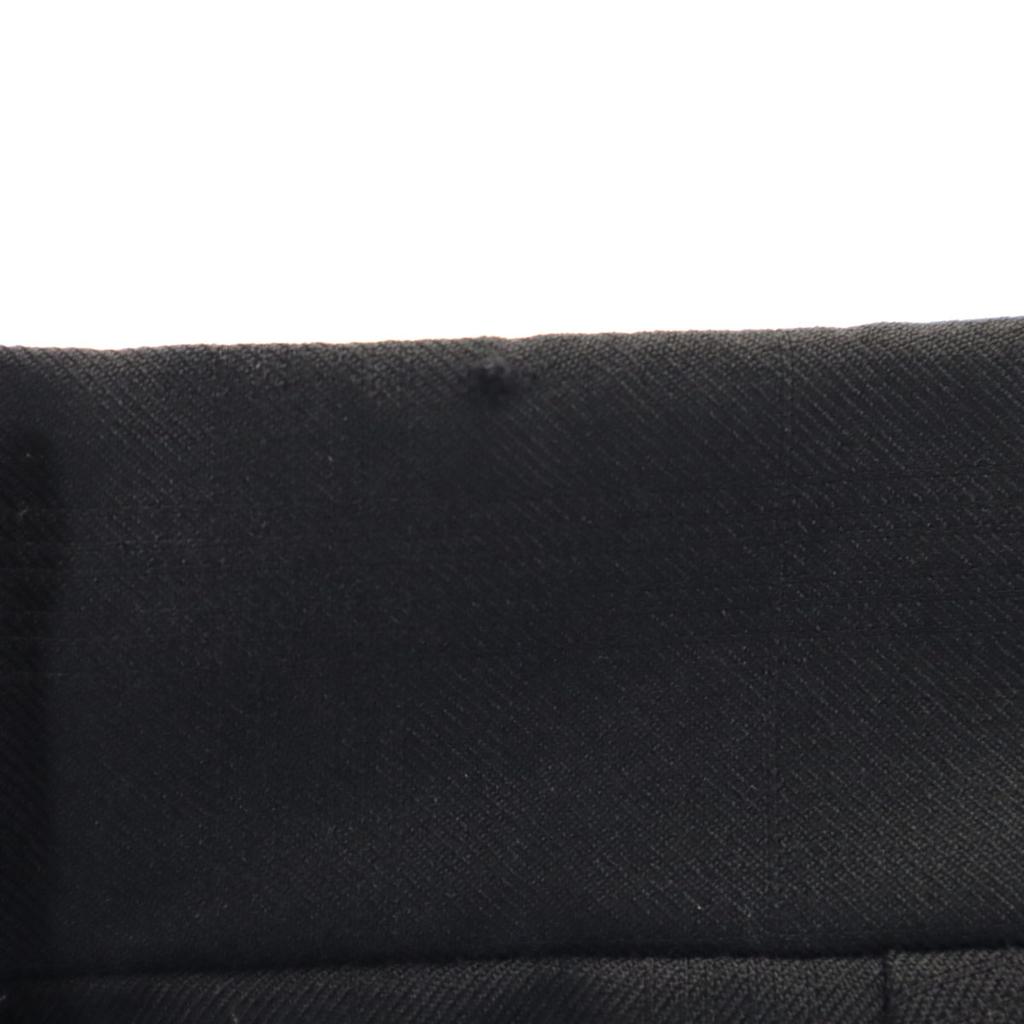 BURBERRY Made in Japan wool Check Pattern 2 tack Slacks pants black Men's Used
