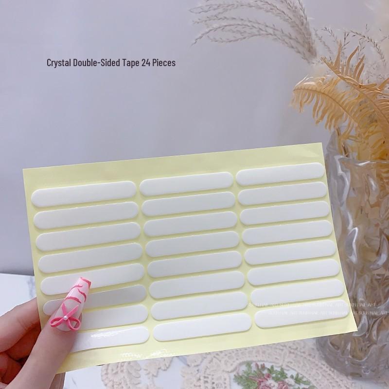 

Прозрачные двухсторонние клейкие полоски для легкого отрыва, для демонстрации ногтей - носимые и настраиваемые