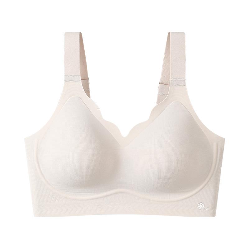 Women S Seamless Soft Support Thin Breathable Push Up Non Wired Bra