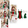 Festive Christmas Costume For Women With Polyester Fabric For Holiday Parties