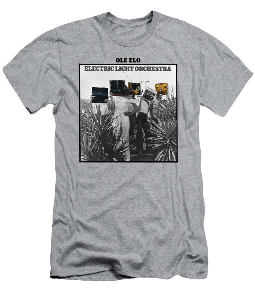 

Vtg Electric Light Orchestra OLE ELO Cotton Sport Grey All Size Shirt DI052 Unisex T-Shirt L