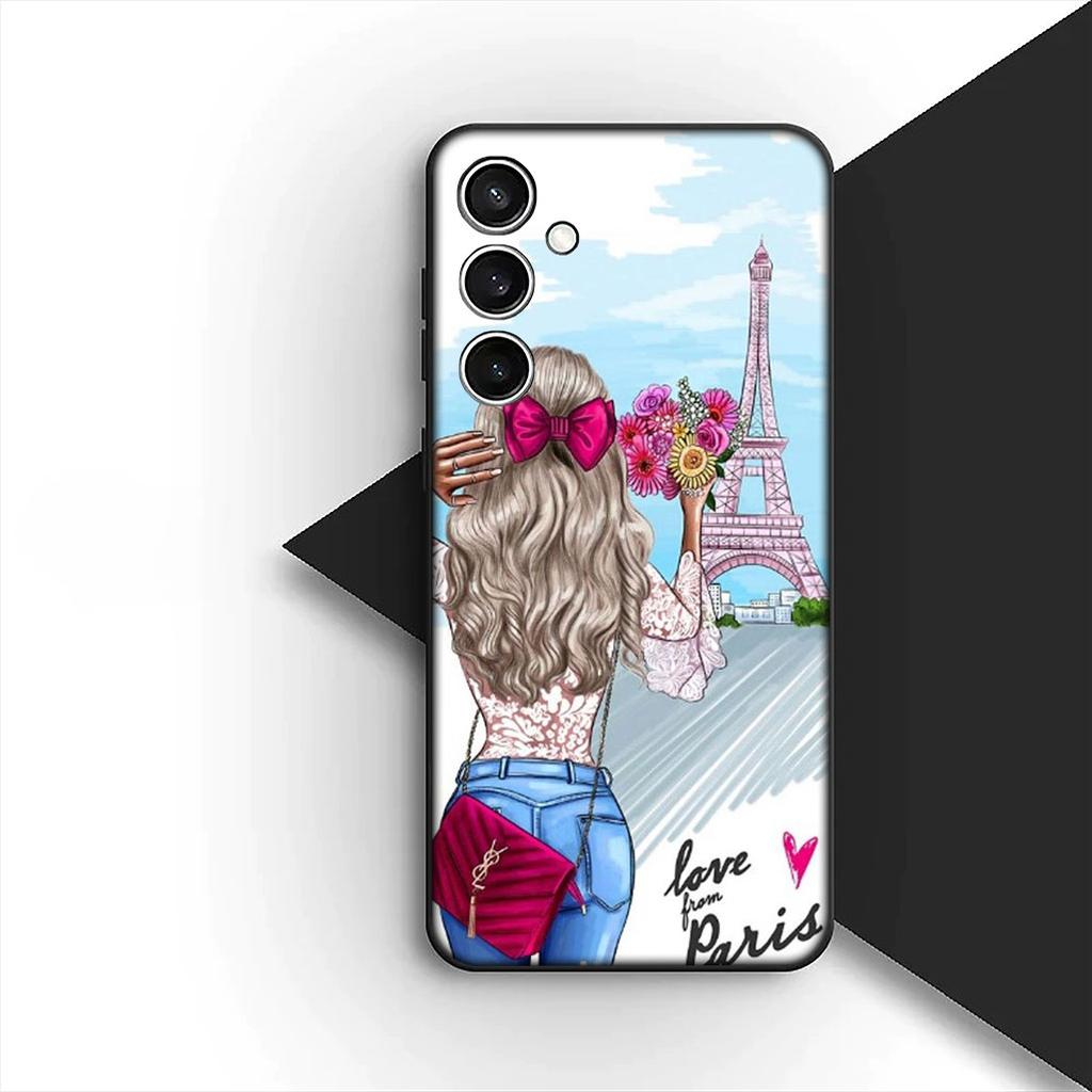 Cover for Samsung Galaxy S10 S8 S9 Plus A33 A34 A31 70 A71 A72 Note 20 9 8 S10E Phone Case France Paris Eiffel Tower London