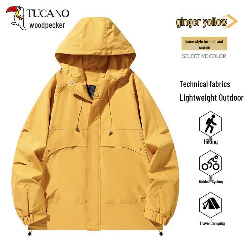 TUCANO Women's Lightweight Hooded Windproof Hiking Jacket
