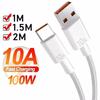 100W 10A USB Type C Data Cable Super Fast Charing Line for Xiaomi Samsung Huawei Mate 60 Honor Quick Charge Type-C Data Cord