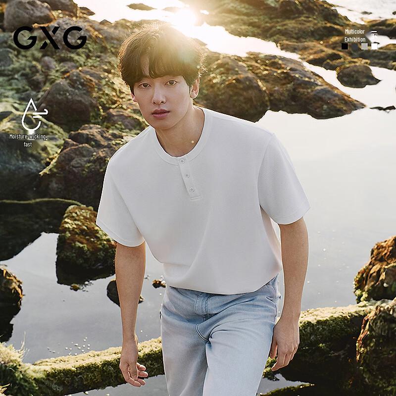 GXG Men s Short Sleeve Quick Dry Textured T-Shirt M