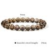 8Mm Natural Stone Bead Bracelet Men's Turquoise Elastic Bracelet.