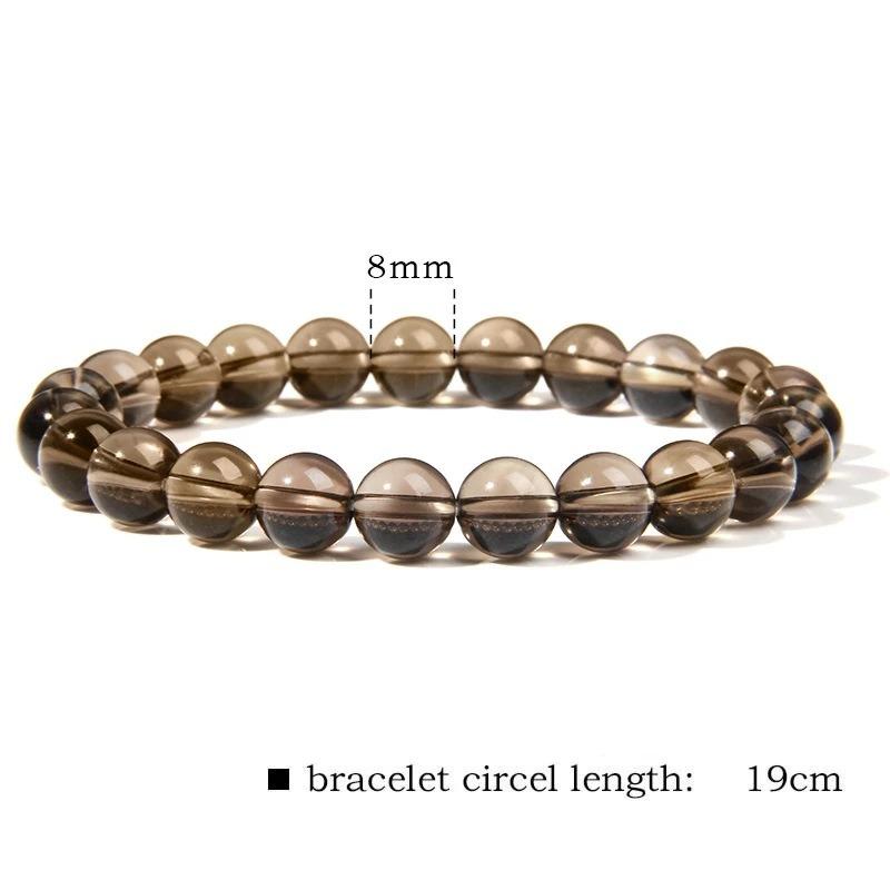 8Mm Natural Stone Bead Bracelet Men's Turquoise Elastic Bracelet.