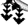 Home Showcase Atmosphere Props 10 FT Halloween Garland, Spooky Spider Bat Pumpkin Hanging Bunting No Assembly Required Holiday Decor Banner Decoration