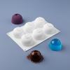 6-kammer Blåbær Design Mousse Kageform Frugtformet Dessertform DIY Silikone Bageform Til Chokolade Budding Bageudstyr