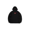 Li Ning Wade Series Color Block Bedruckter Lockerer Pullover Hoodie Herren Hoodies Schwarz AWDQA91-1