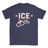 Mens TShirt ICE Illegal Criminals Evicted Novelty 100 Cotton Tee Shirt Short Sleeve  T Shirts Round Neck Clothes Graphic