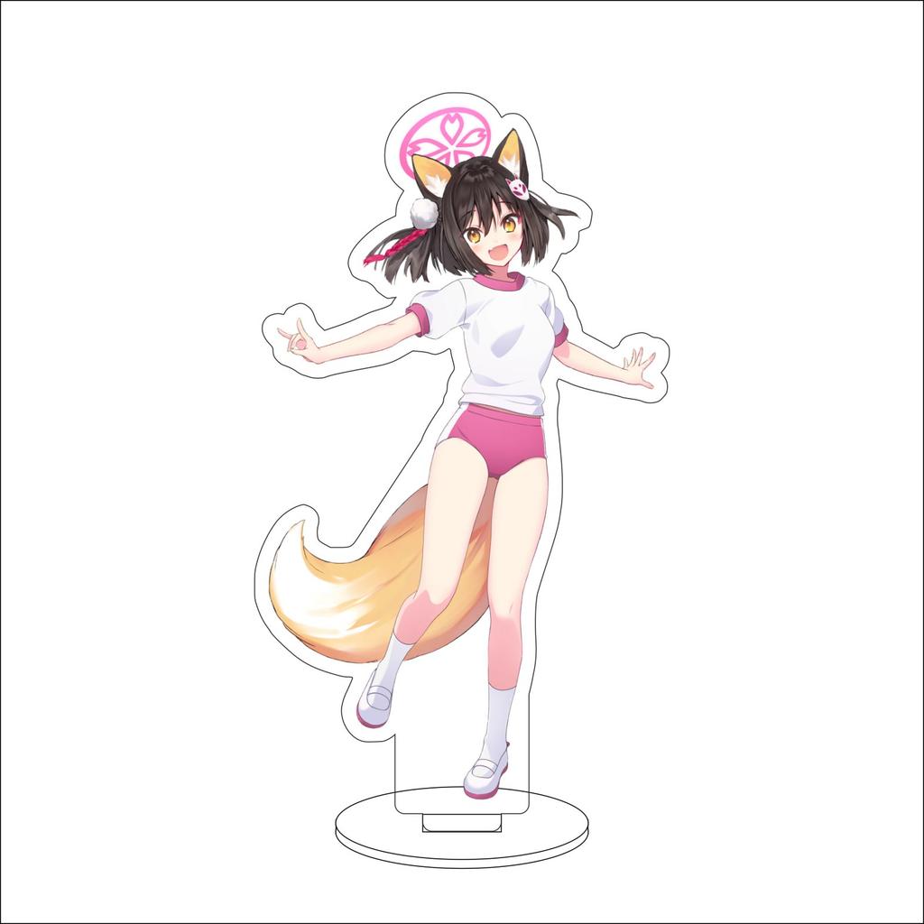 16CM Anime Blue Archive The Animation Cosplay Ornaments Takanashi Hoshino  Acrylic Stand Figure Stand Halloween Gifts