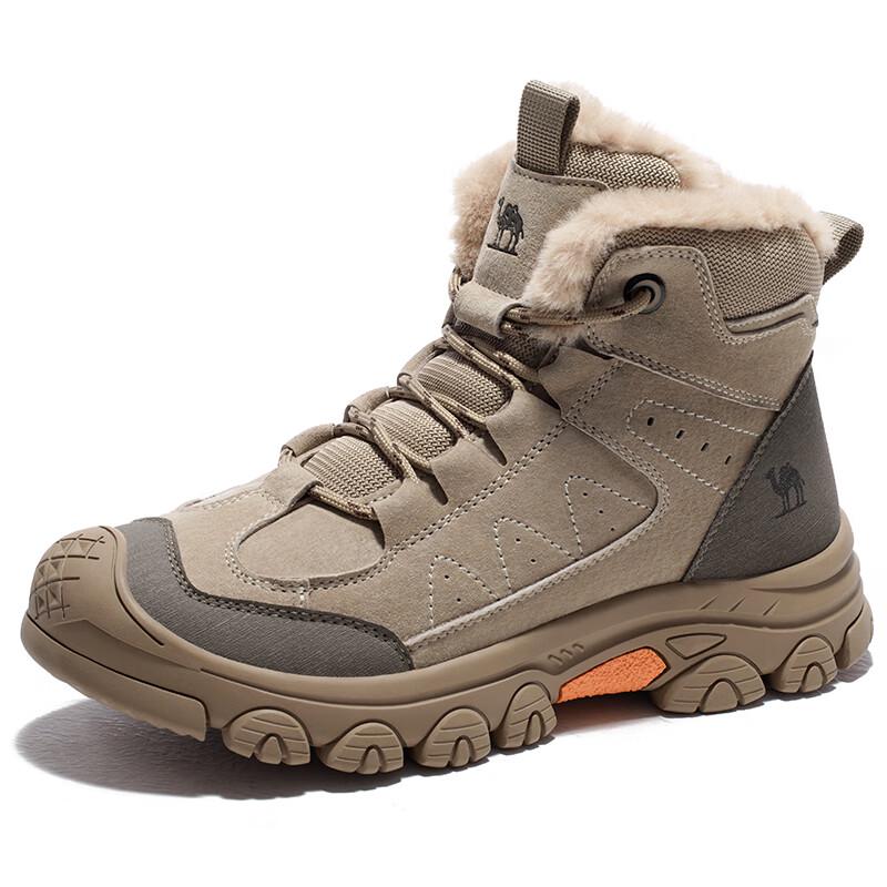 Camel Men's Winter Warm High-Top Hiking Boots