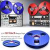 Aluminum 3 Hole Reel With 10.5Inch Empty Tape Nab Hub Disk For Studio Recording Equipment