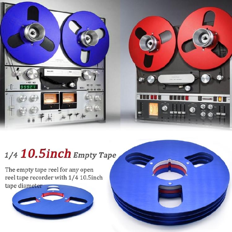 Aluminum 3 Hole Reel With 10.5Inch Empty Tape Nab Hub Disk For Studio Recording Equipment