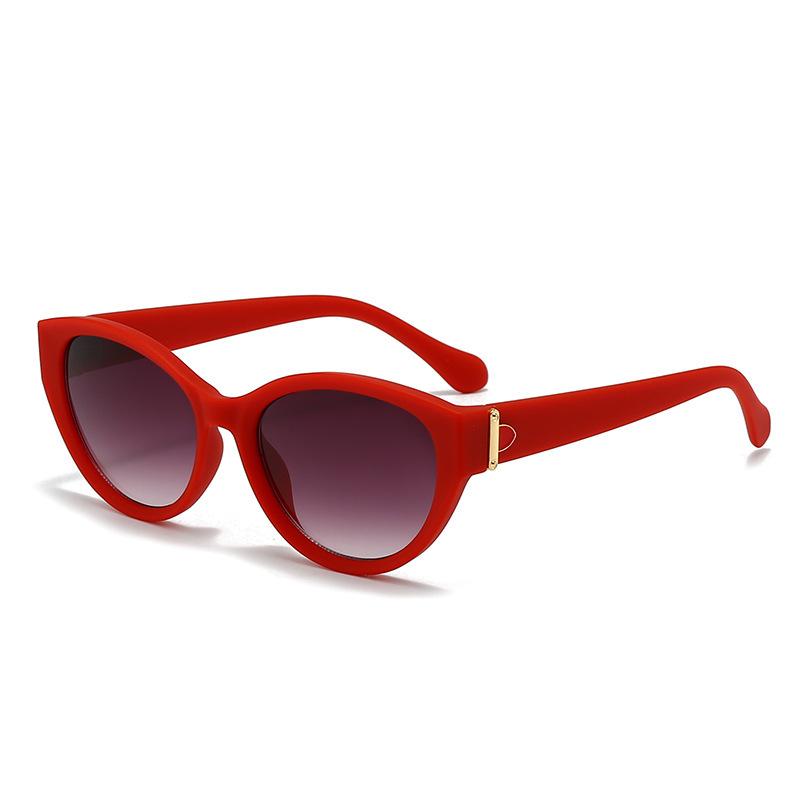 Cat Eye Sunglasses Women'S High-End Face Small Retro Black Frame Sunglasses Women'S Uv Protection