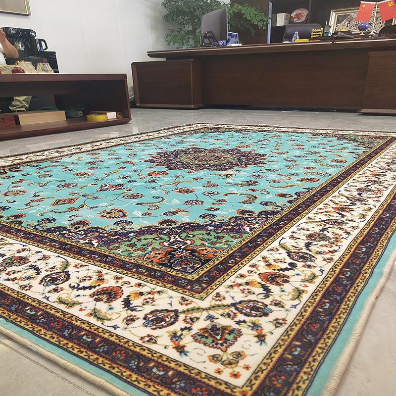 Indian Moroccan Carpet Area Rug Floor Mats Ethnic Style Children Play Mat Bedroom Trendy Non-slip Living Room Flannel Home Decor