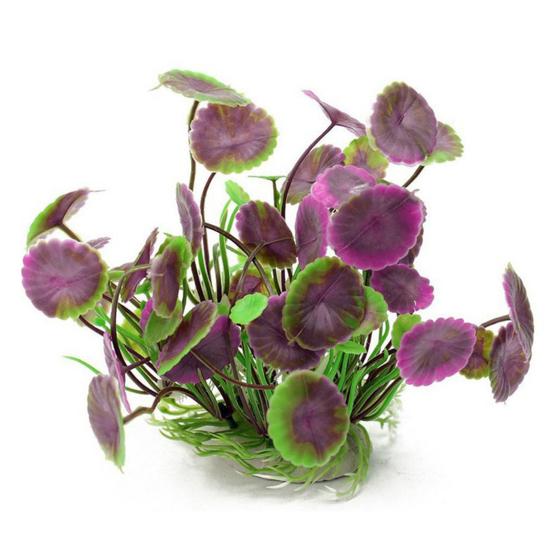 Aquarium Simulated Lotus Leaves Fish Tank Landscaping Water Plants Ornaments