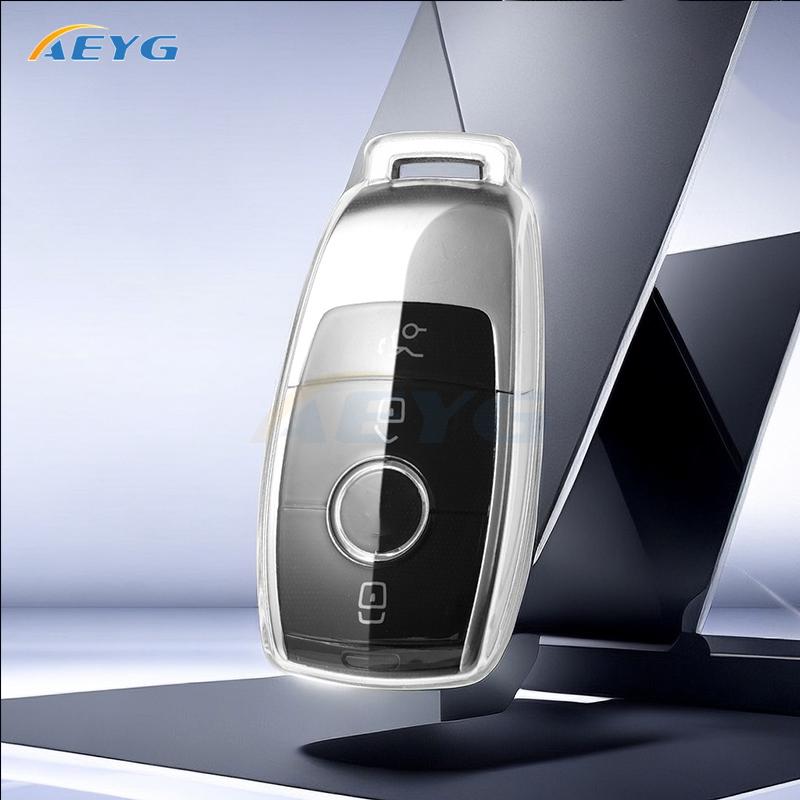 

Soft Tpu Car Key Case Shell Cover Fob For Mercedes A C E S Class W176 W177 W204 W205 W212 W213 Amg Cla Glc Keyless Accessories