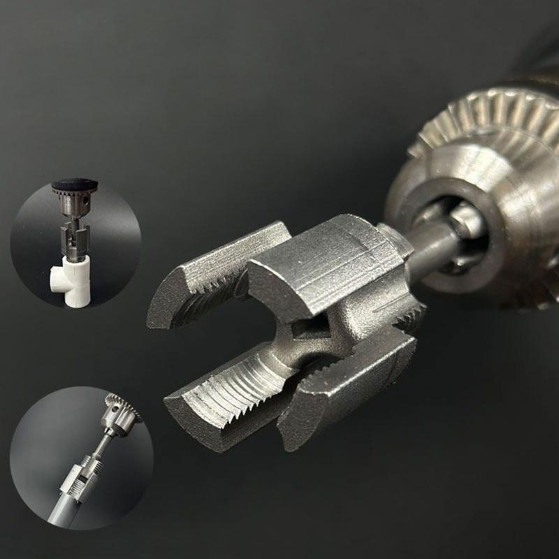 PVC Thread Maker Tool 1/2inch 3/4inch PVC Pipe Threading Dies Plumbing Tool for Professional Cutting Pipe Threaders