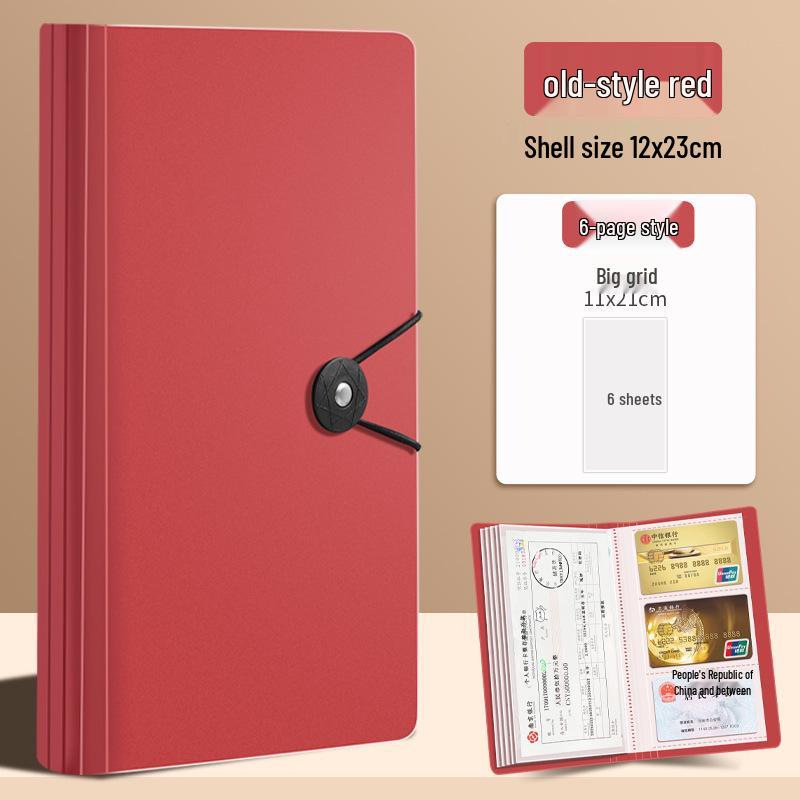 Waterproof Multifunctional Document & Bill Storage Album