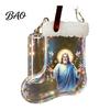 Decorative Money Hanging Tag Christmas Stocking Holder, Clear Cash Gift Clip Ornament for Tree Novelty Decor, Transparent Bill Display Pendant Giving