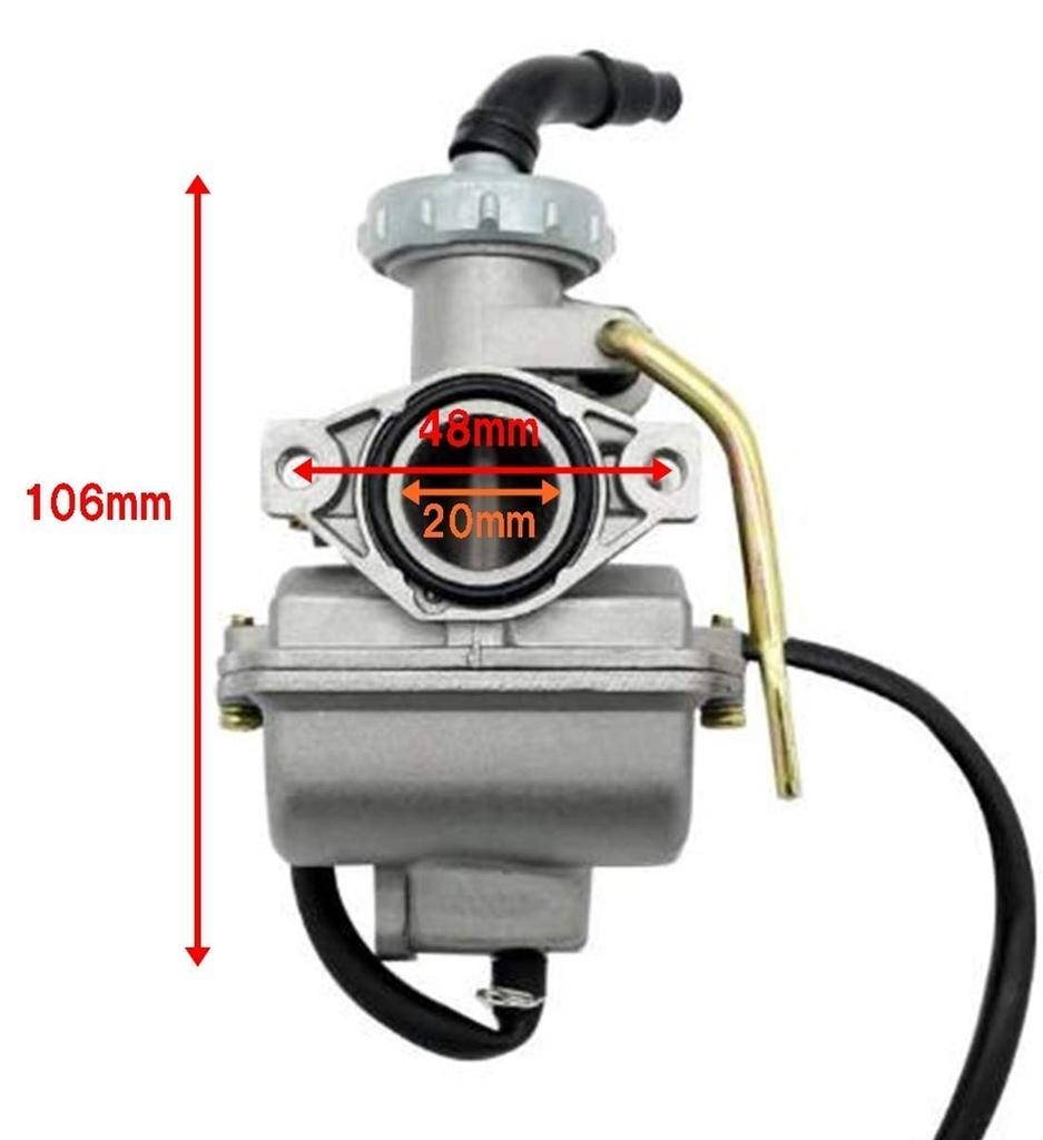 Autory Motorcycle Carburetor PZ20 PC20 Honda Monkey Gorilla Cub DAX ATV Etc. Motorcycle Parts General Purpose External Product Repair Replacement