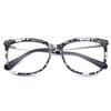 RSINC Unisex Fullrim Lightweight Frame Leather Stich Optical for Men and Women,  (Black-Cart-2)