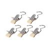 1/3/5PCS Space-Saving Clothespin Hat Pants Storage Hanging Travel Hook, Hanger Clips Towel Clips Boot Hangers for Closet