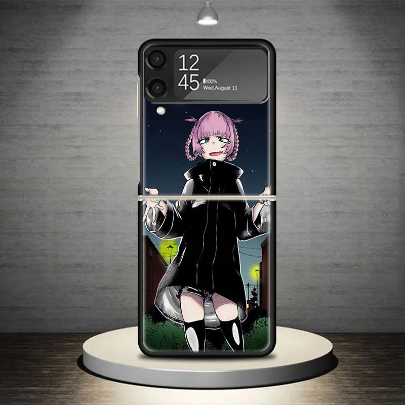 

Call Of The Night Nazuna Phone Case For Samsung Galaxy Z Flip 7 6 5 4 3 5G Cover ZFlip7 ZFlip6 ZFlip4 ZFlip5 ZFlip3 Coque Fundas Samsung Z Flip 4