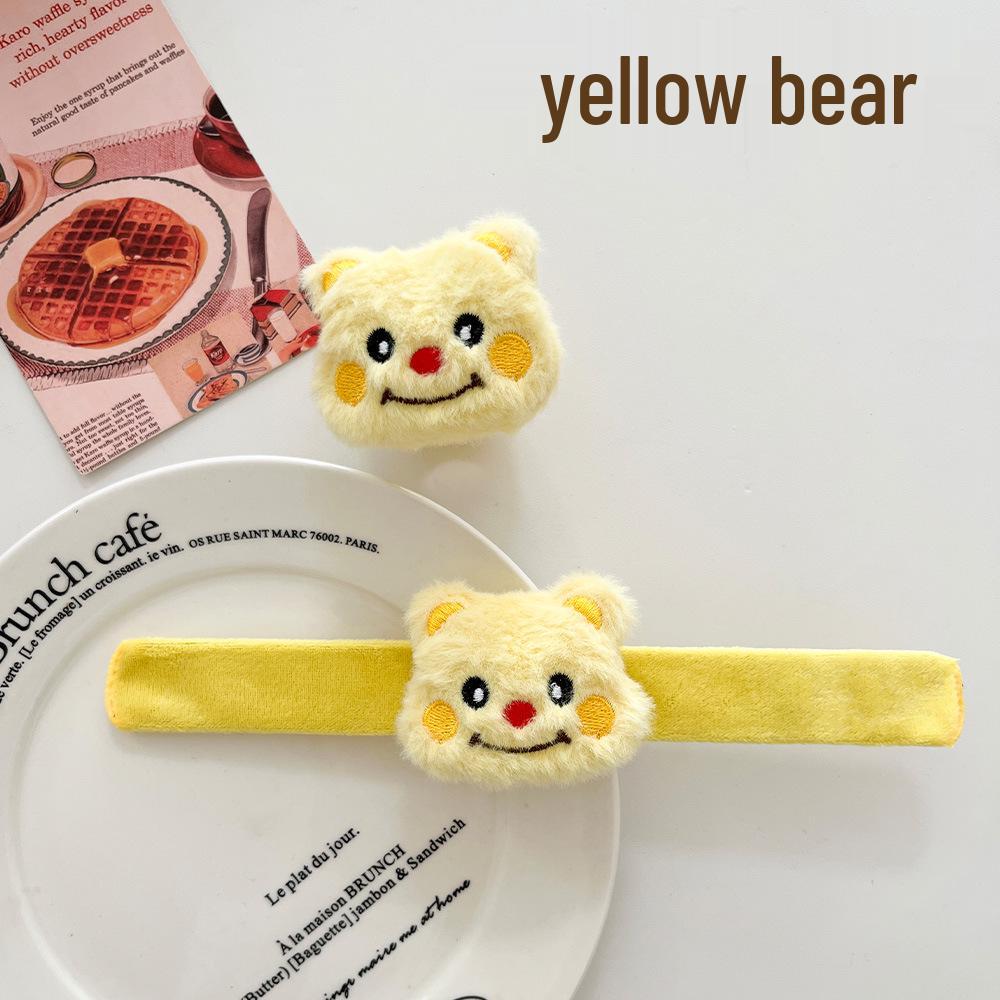 Children's Cute Cartoon Animal Plush Slap Bracelet Wrist Decor Gift
