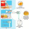 1 Set Multifunctional Electric Garlic Masher & Egg Beater 2-in-1 Set - Rechargeable, Portable, Handheld Mixer & Mini Meat Grinder - USB Charging