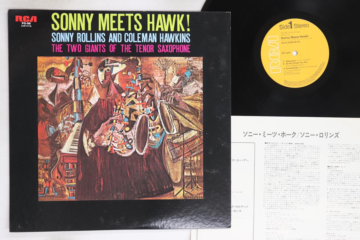 

LP Пластинка SONNY ROLLINS, COLEMAN HAWKINS - Sonny Meets Hawk PG98 RCA 1978 Япония Джаз Б/У