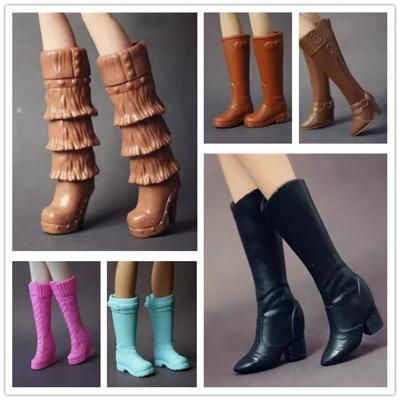 30cm High Heels Shoes Original Super Model Boots High Quality Doll Accessories  Doll Accessories