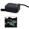 Motorcycle Digital Thermometer Voltmeter Temperature Voltage Display Gear Indicator With USB Charge Water Temp Meter Gauge