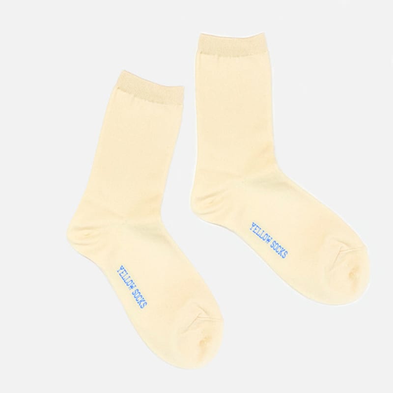 YELLOWSOCKS COSY SOCKS CREAM