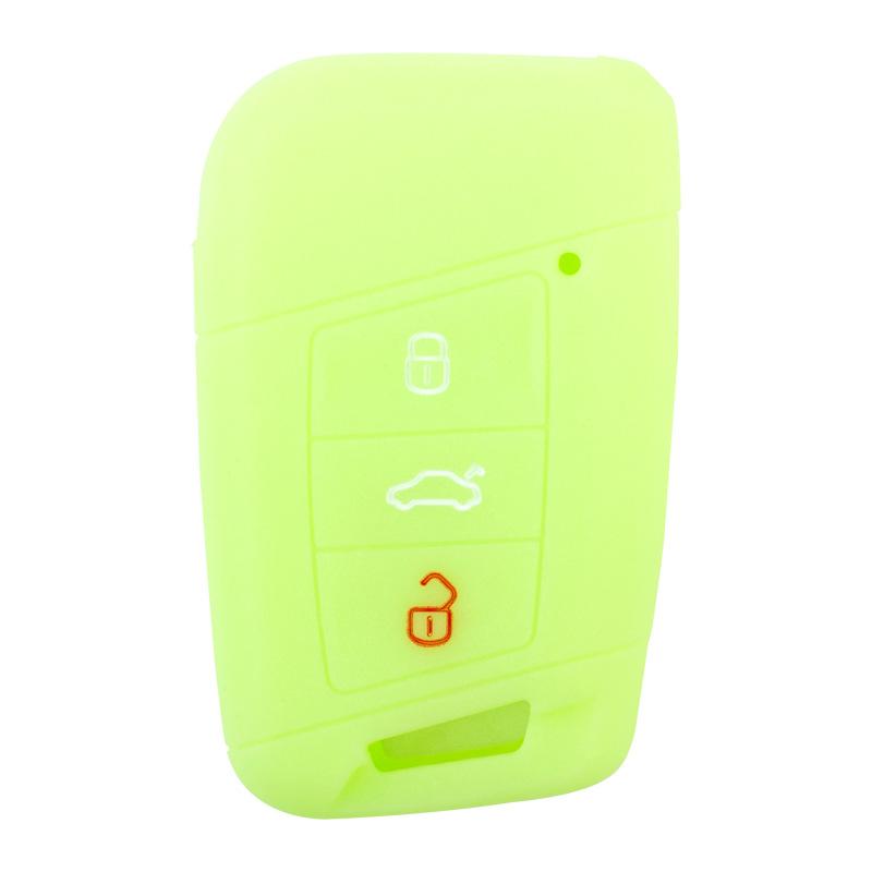 Suitable for Volkswagen CC Weilan 3-button Silicone Key Bag Magotan B8 Passat Arteon Key Cover Remote Control Cover