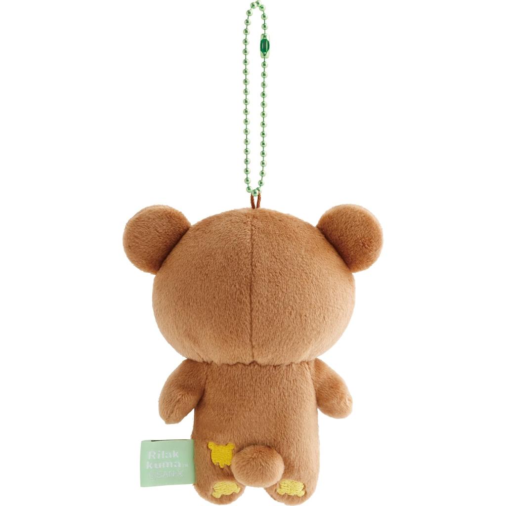 San-X Rilakkuma Mochimochi Hanging Plush Toy, Chairoikoguma, MV31101, H110 x W90 x D50mm