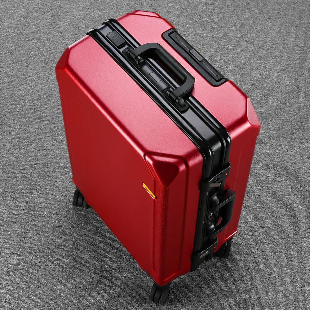 2025 Durable 20" Carry-on Aluminum Suitcase with Universal Wheels for Men and Women