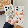 Green Polka Dot Animal Head Magnetic iPhone 17/16 Pro Max/15/14 Heart Phone Case