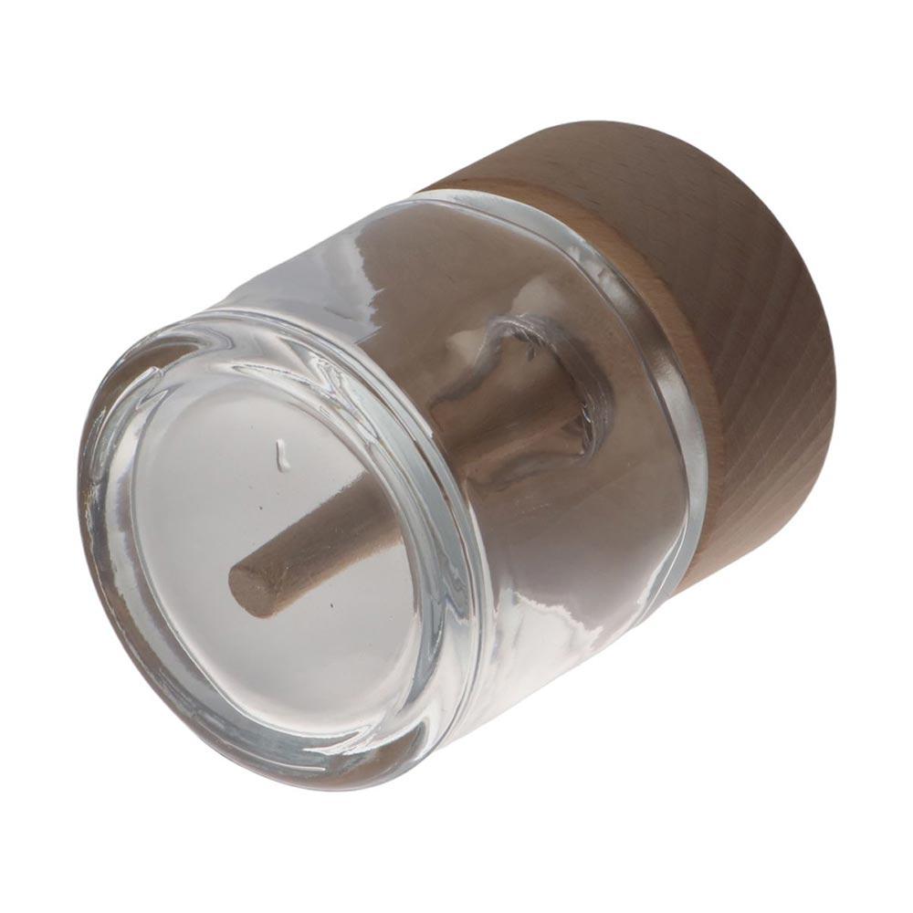 50ml Diffuser Bottles with Wooden Cap Glass Mini Essential Oils Containers Transparent Car Aromatherapy Bottle